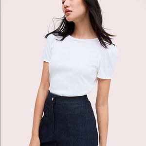 Kate Spade Puff-Sleeve Tee